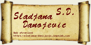 Slađana Danojević vizit kartica